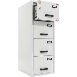 Αρχειοθήκη Πυρασφάλειας Promet FC 4ENN (PRMT-FC-4E-NN) - 4 συρτάρια με Ηλεκτρονική Κλειδαριά PRMT-FC-4E-NN