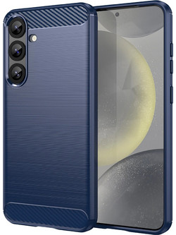 Hurtel Carbon Back Cover Blue (Samsung Galaxy S25+)