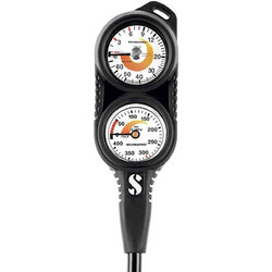 Scubapro Depth and Pressure Gauge Compact Twin Κονσόλα 2 Οργάνων 28.042.100