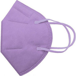 Barbeador FFP2 3D Care Protective Mask Λιλά 20τμχ