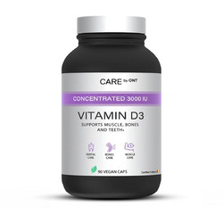 QNT Care Vitamin D3 Concentrated 3000iu 90 Κάψουλες