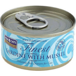 Fish4Cats Finest Adult with Sardine & Mussel 70gr