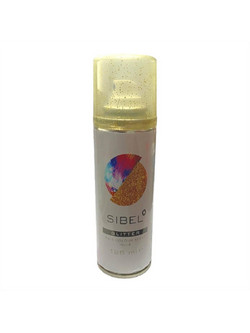 Sibel Gold Spangles Spray Βαφής Μαλλιών 125ml