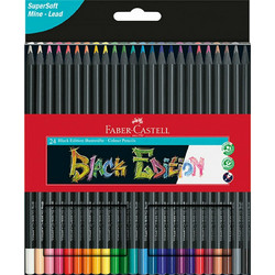 Faber-Castell Black Edition Ξυλομπογιές Σετ 24τμχ