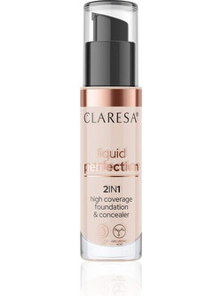 Claresa Liquid Perfection 2 In 1 High Coverage & Concealer 103 Liquid Foundation 34gr