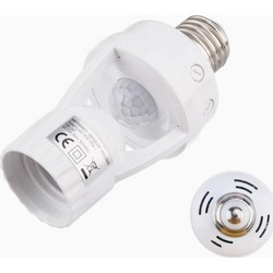 AC100-240V Infrared Body Sensor Lamp Head E27 Screw Port Sensor Lamp Head Infrared Sensor Switch