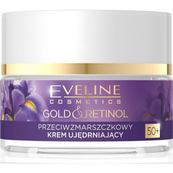 Eveline Gold & Retinol Anti-Wrinkle Firming 50+ Face Cream 50ml