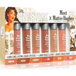 theBalm Meet Matt(e) Hughes X Ms. Nude York Σετ με υγρό ματ κραγιόν με ματ αποτελέσματα