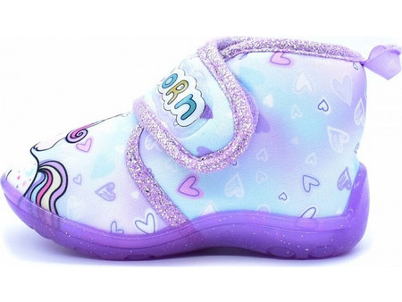 Infant shoe high cut with tpr outsole MULTICOLOR