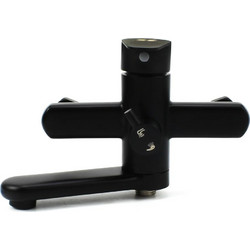 Κλασική Μπαταρία Ντουζιέρας Μπάνιου Inox 304 14.5cm XZ Μήλιτος - Μαύρο