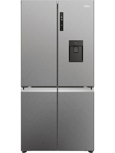 Haier HCR5919EHMP Ψυγείο Ντουλάπα 528lt No Frost Υ190xΠ90.8xΒ64.8cm Inox