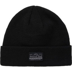 Petrol Industries unisex σκούφος πλεκτός μαύρος M-3030-CAP820-black
