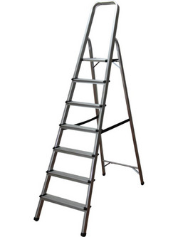 Prostep Σκάλα Αλουμινίου 6+1 Σκαλοπάτια PS1229