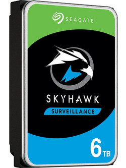 Seagate SkyHawk 6TB HDD Σκληρός Δίσκος 3.5" Sata 3 5400rpm με 256MB Cache