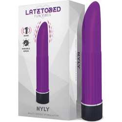 LateToBed Nyly Δονητής Bullet 13.5cm Μωβ