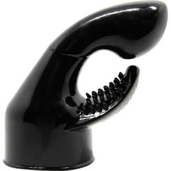 Baile Power Head Dual Stimulation Wand Massager Head Κεφαλή Δονητή για Μασάζ Μαύρη