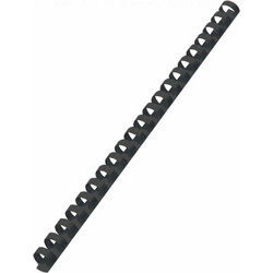 Σπιράλ Πλαστικό OPUS 10mm - Μαύρο - 100τμχ 455.20.010.02
