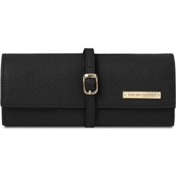 Δερμάτινη θήκη για Κοσμήματα Tuscany Leather TL142193 Μαύρο