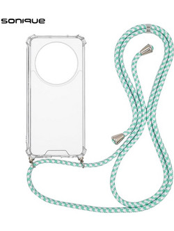 Sonique Armor Clear Θήκη με Κορδόνι (Honor Magic6 Lite 5G) Rainbow Βεραμάν