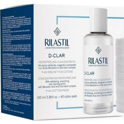 Rilastil D Clar σε Lotion Concentrated Micropeeling Μανδελικό Peeling Προσώπου 100ml + 40 Δίσκοι