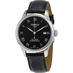 Tissot Le Locle Ανδρικό Ρολόι Αυτόματο με Μαύρο Δερμάτινο Λουράκι T006.407.16.053.00