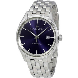 Hamilton Jazzmaster Ανδρικό Ρολόι με Ασημί Μεταλλικό Μπρασελέ H32451141