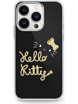 Hello Kitty IML Golden Diva MagSafe Case for iPhone 16 Pro Max - Black