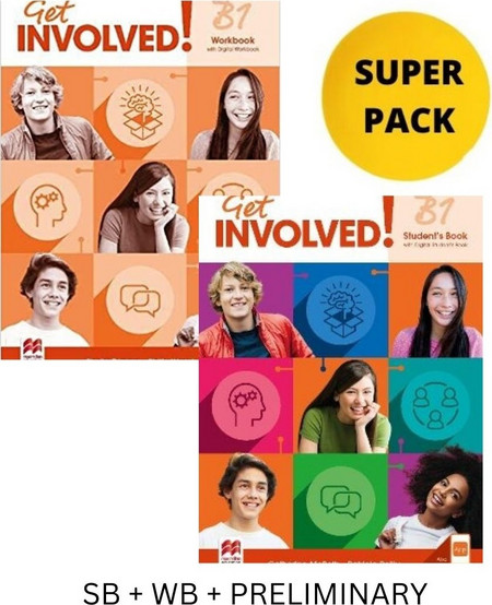 GET INVOLVED B1 SUPER PACK (SB + WB + PRELIMINARY) BRIT. ED