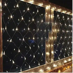 Aigostar Λαμπάκια Χριστουγεννιάτικα LED σε Δίχτυ 100LED 3m (1.5m*1.5m) Λευκό Ψυχρό