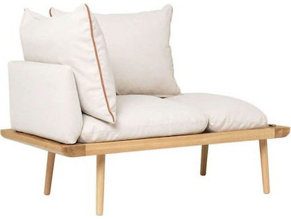 Ανάκλινδρο Lounge Around 5562C723-02 127x74,5x40,3cm Oak-Sand Umage