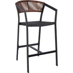 BELUGA BAR KAΦΕ ΜΕ ΜΑΥΡΟ ΣΚΕΛΕΤΟ 57 x 60 x 105, 900-291