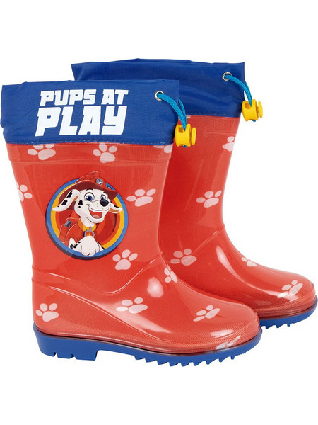 ΠΑΙΔΙΚΕΣ ΜΠΟΤΕΣ ΒΡΟΧΗΣ ΚΟΚΚΙΝΟ PAW PATROL (PW16569)