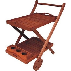 Τρόλεϊ σερβιρίσματος 5273 G διαστάσεις 085*054*085cm