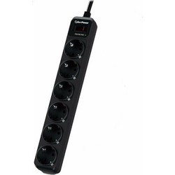Πολύπριζο για Πρίζες 6 Θέσεων με Διακόπτη Cyberpower B0620SC0-DE Wi-Fi (1,8 m)