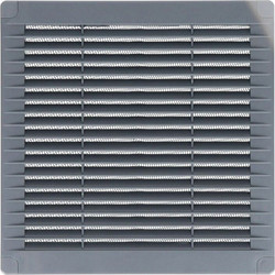 Σχάρα εξαερισμού EDM 87705 Γκρι 20 x 20 x 0,7 cm Δίχτυ για κουνουπιέρες