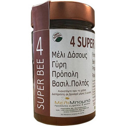 MeliMpampa Μέλι Δάσους 4 Superbee με Γύρη, Πρόπολη και Βασιλικό Πολτό 250g