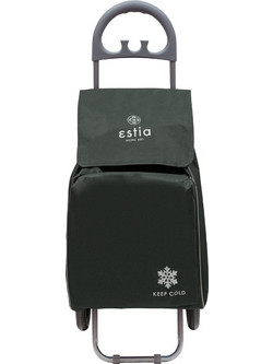 Estia ΚΑΡΟΤΣΙ ΛΑΙΚΗΣ ECOMAX ΥΦΑΣΜΑΤΙΝΟ 40lt ΓΚΡΙ