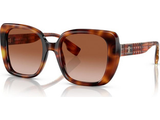 Burberry BE4371 3316/13 Γυναικεία Γυαλιά Ηλίου Τετράγωνα Κοκάλινα Ταρταρούγα με Καφέ Degradee Φακό