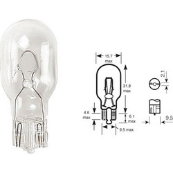 Λάμπα Ring R955 Ακάλυκη W16W Capless Bulb Brake/Indicator/Reverse/Rear Fog 12V DC 16W W2.1 x 9.5d | Ring