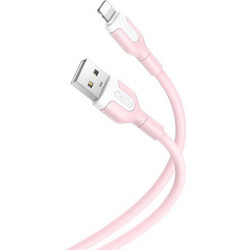 USB A 2.0 Cable Male To Lightning Pink 1m XO NB212