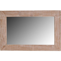 Mirror-2 Καθρέπτης Τοίχου Ορθογώνιος Από Ξύλο Mindi 120x3x80cm