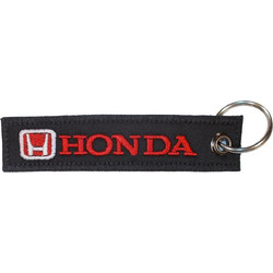 Υφασμάτινο μπρελόκ HONDA με κέντημα FLAT