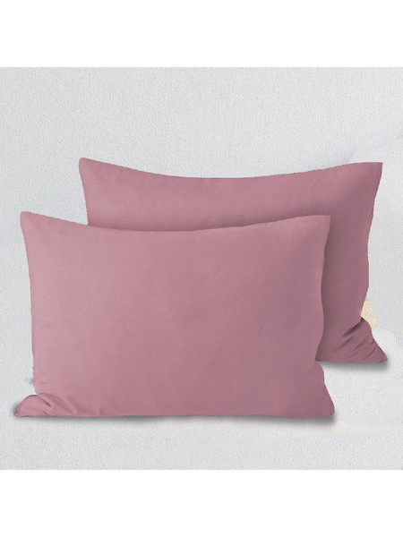 HOME PASSION ΣΕΤ ΜΑΞΙΛΑΡΟΘΗΚΕΣ ΜΟΝΟΧΡΩΜΕΣ 50x70 CM - OLD PINK OLD PINK-S-1972