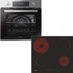 Candy Φούρνος Ηλεκτρικός Άνω Πάγκου 70lt 59.5cm FCT615XL με Κεραμικές Εστίες CH64CCB/4U2