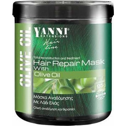 Yanni Extensions Green Tea Olive Oil Mask 1lt