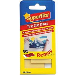 Supertite 1250 Αυτοκόλλητες Ταινίες Διπλής Όψης 20x40mm 10TMX