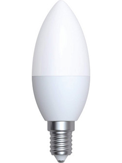 VITUS ΛΑΜΠΑ LED ΚΕΡΑΚΙ 7W C37 ΓΙΑ ΝΤΟΥΙ E14 240V - Θερμό