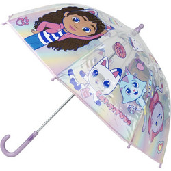 Gabby's Dollhouse children's transparent umbrella O71 cm