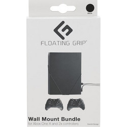 Floating Grip Xbox One and Controller Wall Mounts - Bundle (Black) XONE NEW