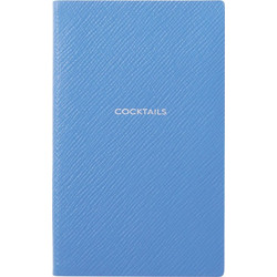Σημειωματάριο Smythson Cocktails Pocket Leather Notebook Nile Blue